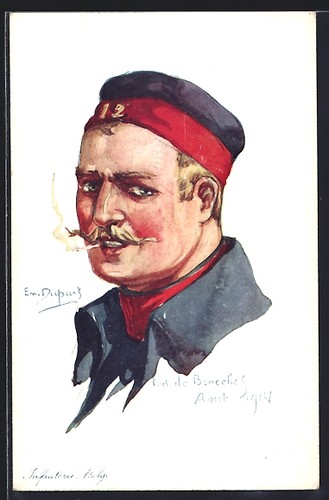 Carte postale artiste em - postale, d'artiste