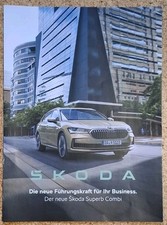 Brochure of Skoda Superb station wagon from 2024-German-top condition