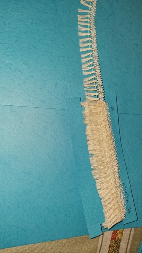 Ruban franges ancien - ruban-franges,