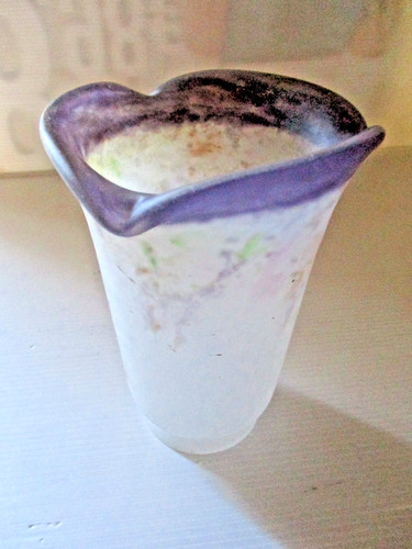 Ancien abat jour tulipe pâte - abat-jour,