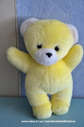 Peluche ours nounours - nounours, jaune