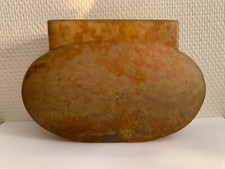 vase jaune oranger daum