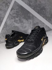 Nike Air Max TN Plus Black Metallic Gold 852630-022 Size US10 UK 9 EU 44