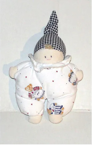 Doudou lutin tissus - lutin, en