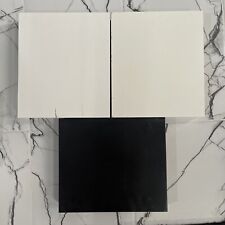 lot 3pc Ikea Lack Floating Wall Shelf Black and white good condition