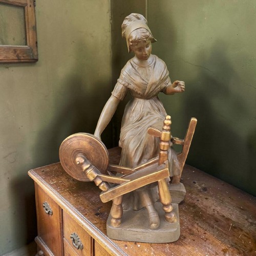Rare sculpture terre cuite - sculpture,