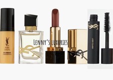 YSL Beauty Set 4pc Libre EDP, Eye Reboot Serum, Nu Muse Lipstick, Lash Clash New
