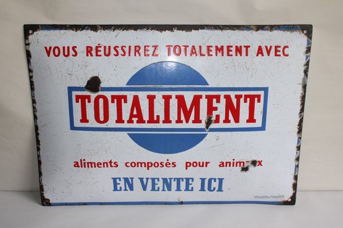 Ancienne plaque publicitaire