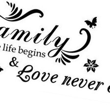 Autocollant Mural Familial