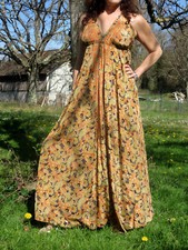 Robe Soie Longue  , Robe