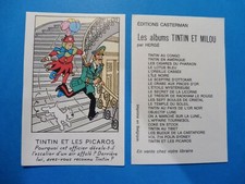 CHROMOS TINTIN  RARE ANNÉE 70  - POUR  COLLECTIONNEUR ! ACHAT UNITAIRE 