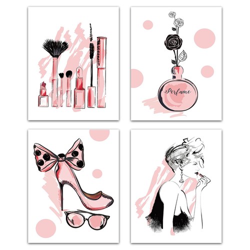 4pcs fashion canvas wall - canvas, art