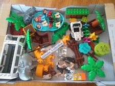  LEGO DUPLO ZOO LOT Animal Vehicle ** BULK BRICKS 1.3KG