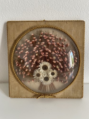 Ancien cadre médaillon - , verre