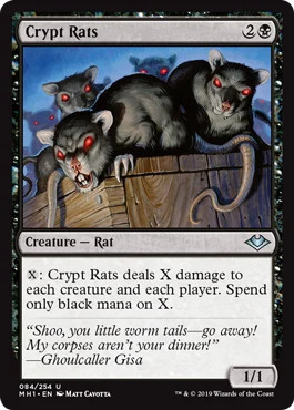 Magic mtg crypt rats - crypt,