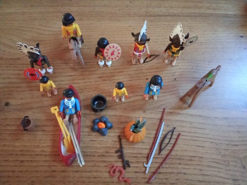 Playmobil lot indiens - lot,