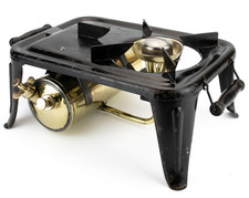 RARE Stove HASAG 40P Germany Vintage Brass Pressure Cooker 00P 1920s 1930s Camp