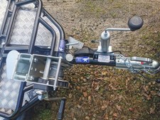 Remorque porte moto pliable et