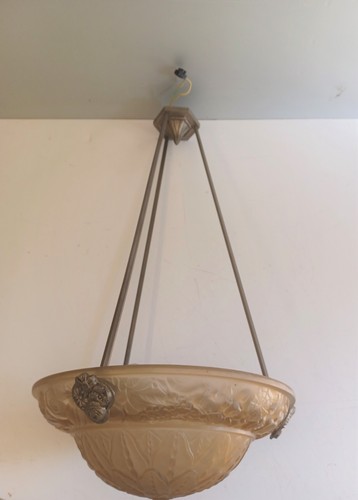 Lustre art deco verrerie - art,