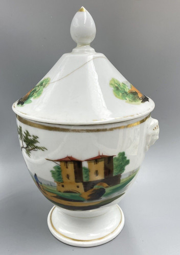 Ancien bouillon décor - bouillon, à
