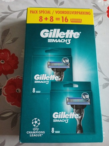 Lot lames gillette mach - 16,