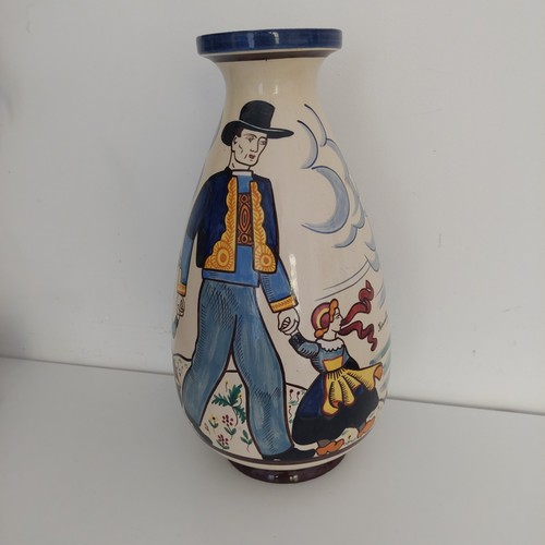 Grand vase faience - grand, quimper