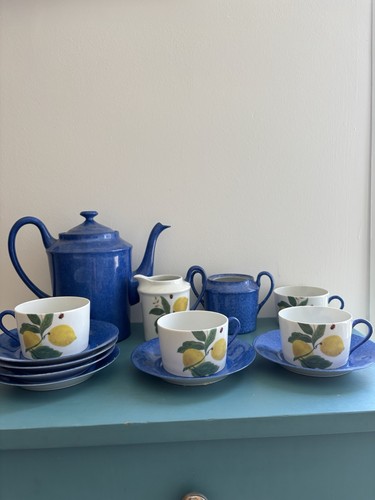 Laure japy jardin bleu limoges - bleu,