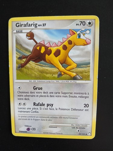 Carte pokémon girafarig - [lp],