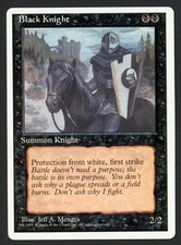 ***Black Knight*** MTG Alternate 4th Edition Magic Kid Icarus