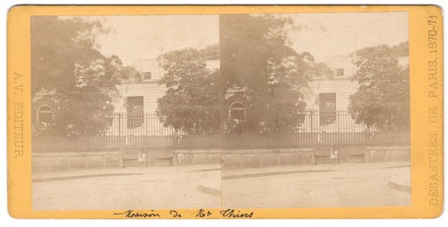 Desastres paris 1871 - 1871, maison