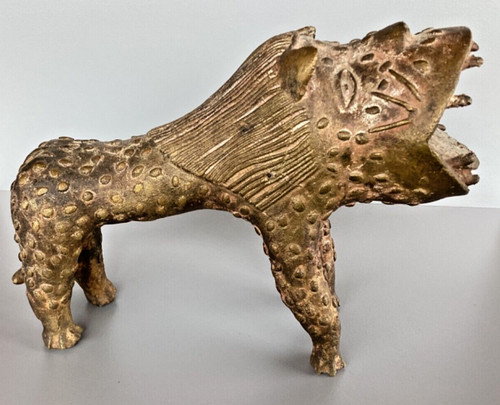Rare statue ancienne lion - ancienne,