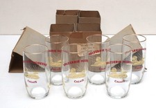Verres à bière vintage "NEUF" Brasserie moderne Calais_6 Pièces.