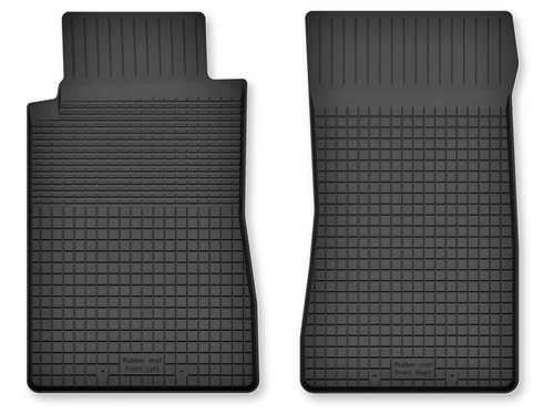 Tapis avant caoutchouc - , bac
