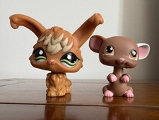 Australian Exclusive Rabbit 774 & Mouse 775 Petshops Excellent Condition