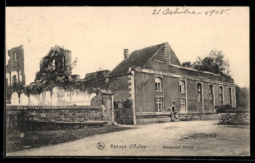 Cpa abbaye aulne - cpa, d´aulne
