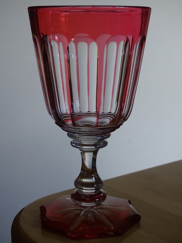 Ancien verre vin - vin, eau