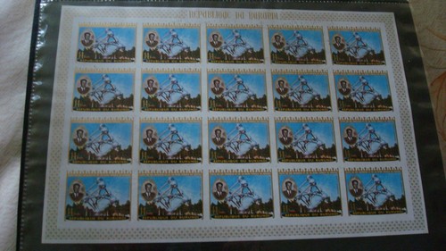 Planche timbres non émis - de, non-émis