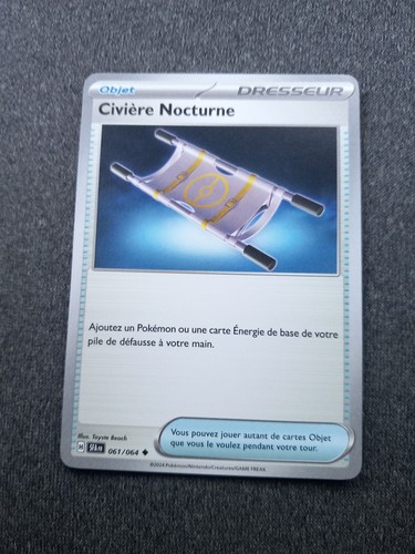 Carte pokémon civière - carte,