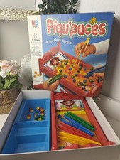 Jeu de société Piqu’Puces MB Jeux – Complet avec boîte – Vintage années 80/90