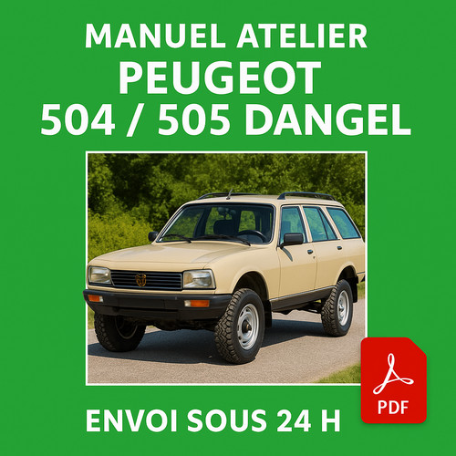 Manuel atelier peugeot - atelier, 504