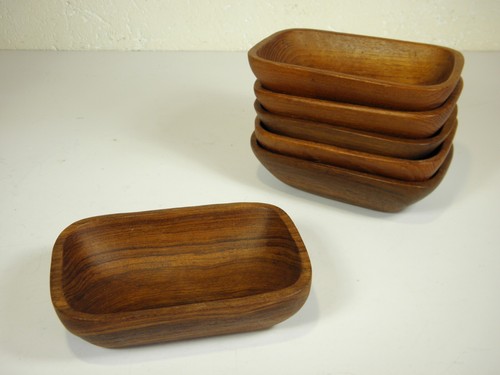 Lot coupelles teck 15 - lot, 6