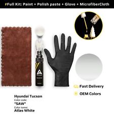 Touch up Paint for Hyundai Tucson Code: SAW Atlas White OEM Quality