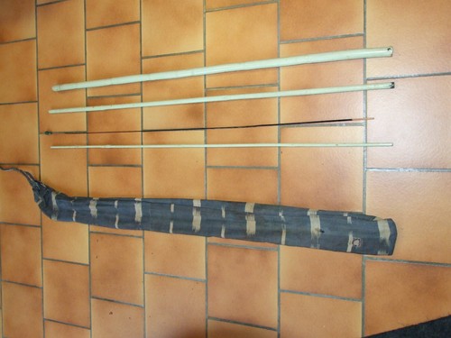 Canne peche ancienne en - canne,