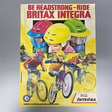 Britax Integra Bicycle Casque Halfords 1990 Vintage Rétro Annonce