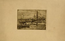 Antique Master Print-CITYSCAPE-ARCHITECTURE-ANTWERP-Braekeleer-ca. 1870