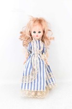 Poupée de Collection Furga Made IN Italy Robe A Rayures Défaut Colle Dans Avant