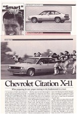 1981 Chevy Citation X-11 3-Door Hatch, Detailed ROAD TEST From USA Car Magazine