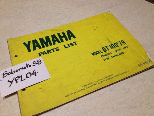 Yamaha moto dt100 1n1 - 79,