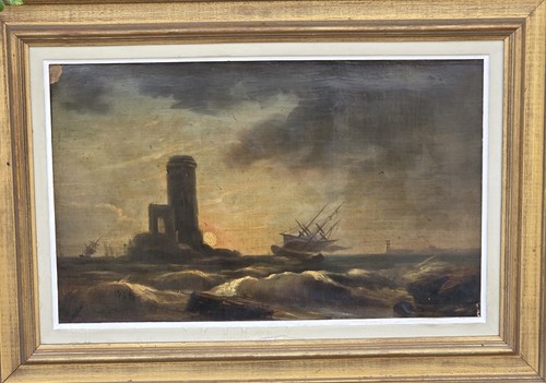 John crome marne - marne., oil