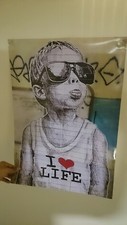 Banksy Graffiti enfant en